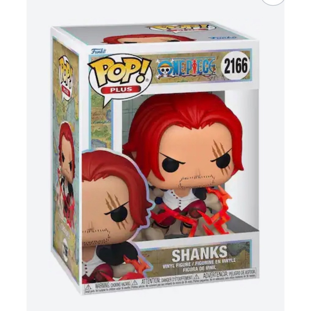 Funko Pop Plus One Piece Shanks 2166 Red New Vinyl Figure Specialty Series